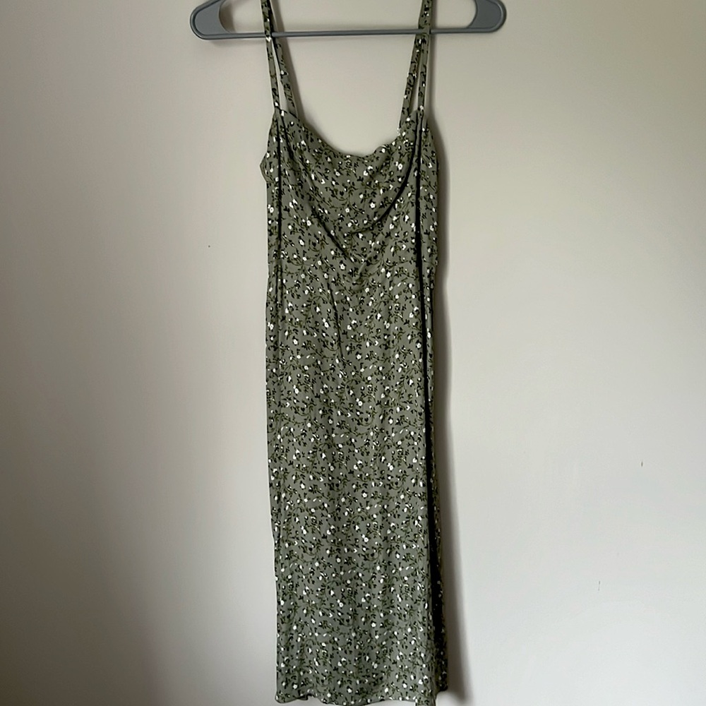 Reformation Afternoon Dress, Color: Juniper, Size: 0